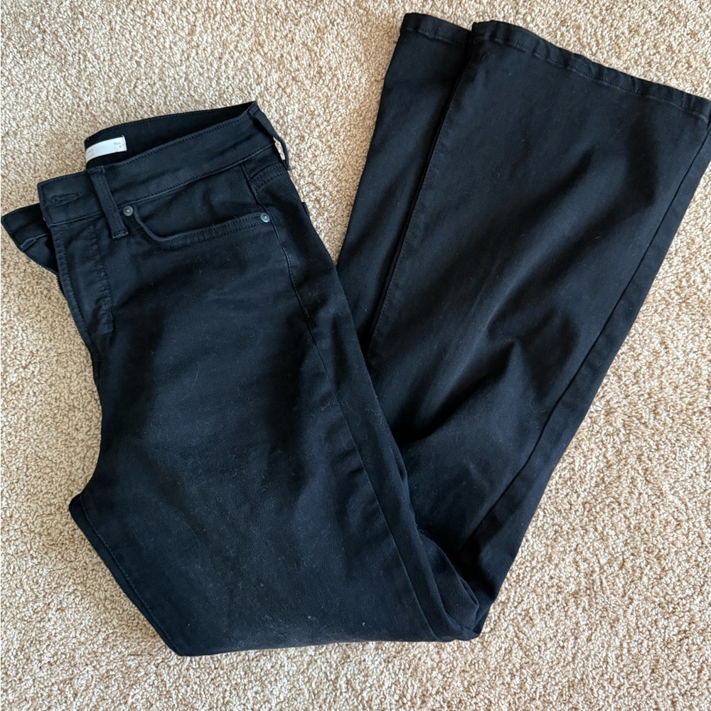 LC Lauren Conrad black flare jeans